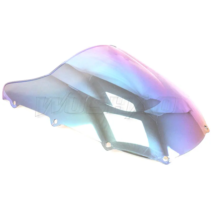 Мотоцикл двойной пузырь лобовое стекло ветер экран для 1998 1999 Kawasaki Ninja ZX-9R ZX9R ZX 9R ZX900C 900 C черный Иридиум
