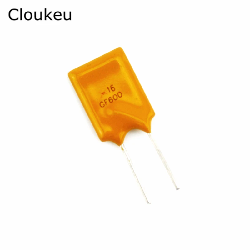 

10 шт., сбрасываемый предохранитель RGEF600 PPTC 16 в 6 А 6000 мА GF600