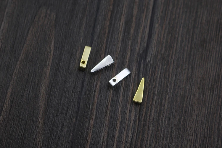 Настоящее 925 пробы, серебряные аксессуары, треугольные бусины-разделители для изготовления браслетов и ожерелий, хорошее ювелирное изделие