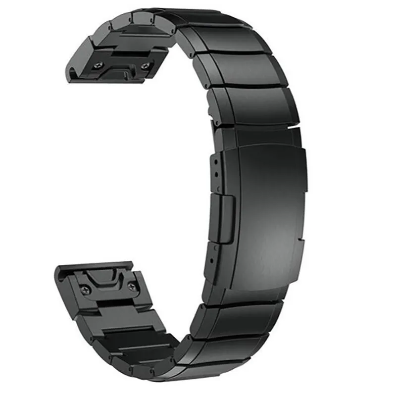 Ремешок из нержавеющей стали для наручных часов Garmin Forerunner Fenix 3/HR/5X/5S/5/6/6X/6S fenix 6 20 22