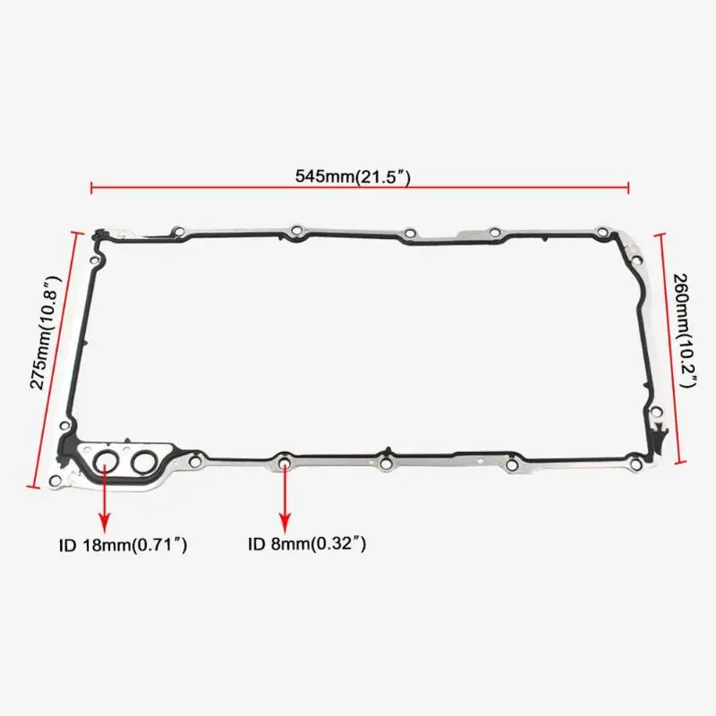 Прокладка масляного поддона для GMC Canyon CHEVROLET CAMARO Buick Allure Cadillac CTS прокладка масляного поддона s