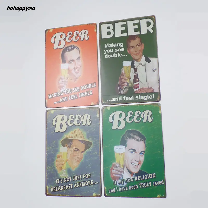 Металлическая вывеска для пива металлические вывески отеля винтажное украшение