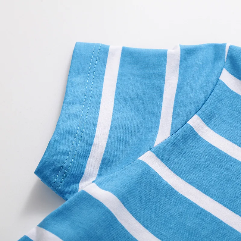 Baby Girls Dress 2019 Summer Cartoon Striped Princess Costume Party Vestidos Kids Dresses for Children Clothing | Детская одежда и