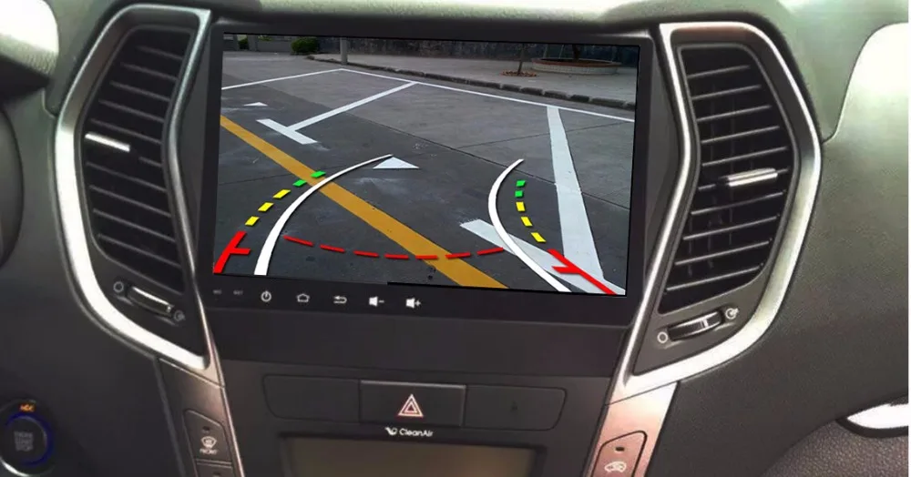 Для hyundai IX45 Santa fe 2013 Автомобильный gps navi glonass видео мультимедийный проигрыватель dvd android 9,0 восьмиядерный 4 Гб ram 64G rom usb sd dvr