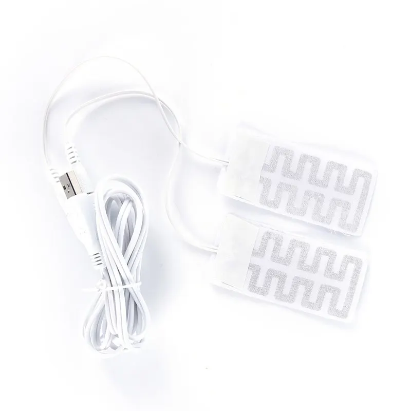 1 пара электрических USB перчатки Подушка с подогревом зимние перчатки с подогревом куртка из углеродного волокна тканевый перчаткосушитель с USB разъемом коврик для мыши