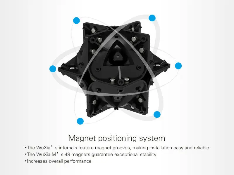 QiYi WuXia M Magnetic 2x2 Magic Cube Classic Twist Puzzle Fancy Fast Ultra-Smooth Speed Toys Black | Игрушки и хобби