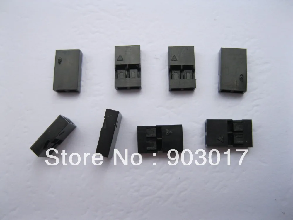 2000 шт соединительный провод женский корпус 2 контактный разъем шаг 0 мм черный