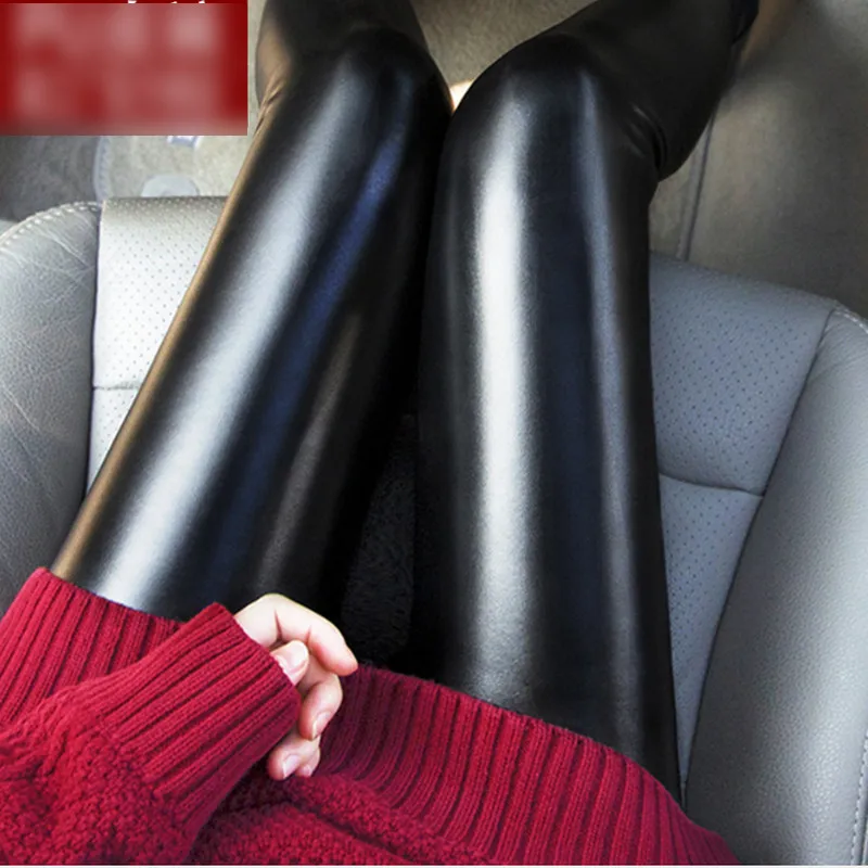 2018 Бесплатная доставка женские длинные штаны офисные леггинсы из искусственной