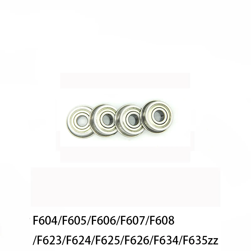 10 шт. F623ZZ F604ZZ F605ZZ F606ZZ F607ZZ F608ZZ F623ZZ F624ZZ F625ZZ F626ZZ фланец втулка шарикоподшипники 3*10*4 мм F634ZZ F635ZZ