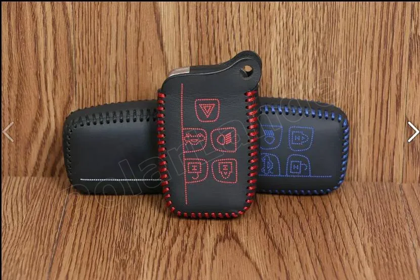 Только красный популярный чехол для ключа автомобиля ручного шитья сделай сам