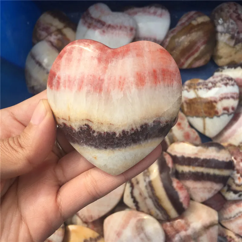 Love energy stone natural red lines heart healing crystals mineral gemstone as gifts for home&ampparty decoration | Дом и сад