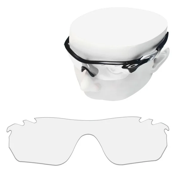OOWLIT поляризованные Сменные линзы для-солнцезащитные очки Oakley Radarlock, края вентилируемый OO9183 солнцезащитные очки - Цвет линз: Clear-Non Polarized
