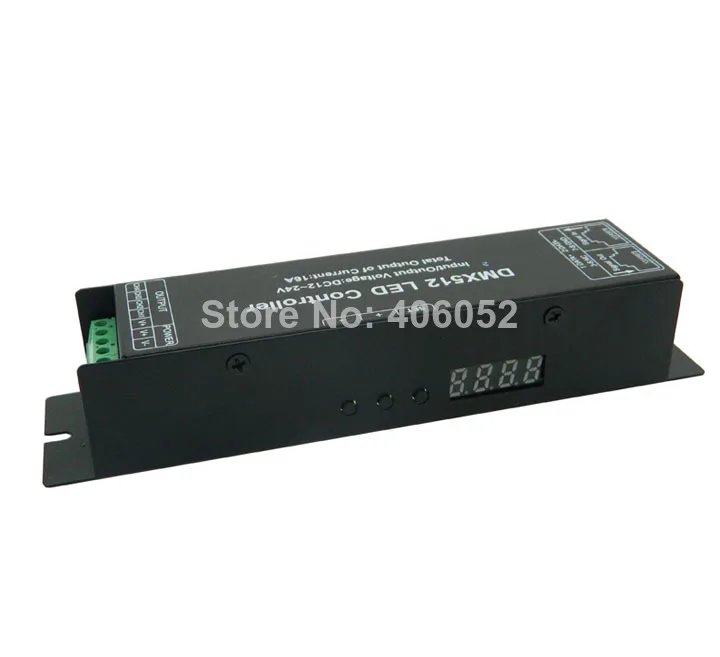 4 канала LED RGBW контроллер DMX 512 декодер и драйвер вход/выход DC12V 24V для полосы|rgbw