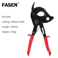 hs 520a ratchet electrical cable wire cutter cut up to 400mm2 ratcheting wire cutting hand tool