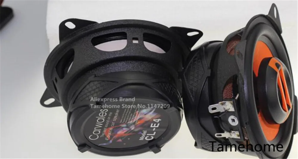 OrangeRed 1 пара 4 дюймов тяжелых коаксиальные автомобильные динамики Отличный Звук