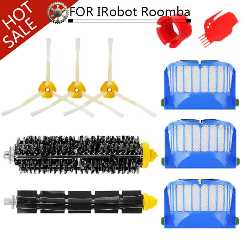 Щетина измельчитель щетка и фильтры для iRobot Roomba 600 серия 620 630 650 660 инструмент