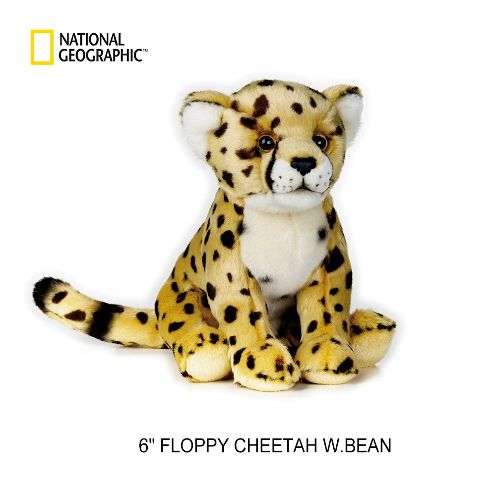 National Geographic 6 шт. милый kawayi " маленькие плюшевые животные тигр, лев, леопард мягкие игрушки для