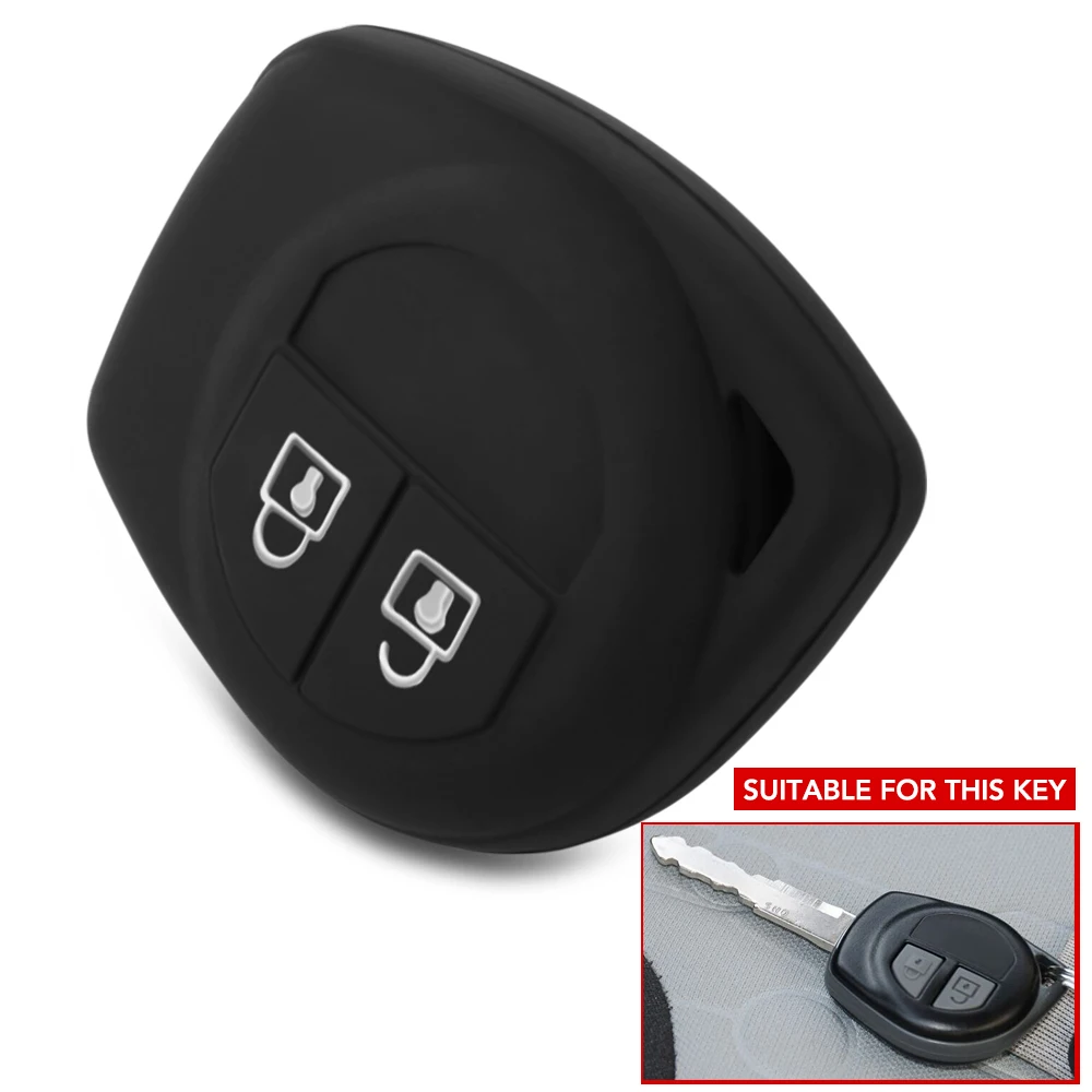 2 кнопки чехол для автомобильного ключа Suzuki Amagatarai Grand Vitara Swift Ignis SX4 Liana Aerio Jimny XL7 1 шт