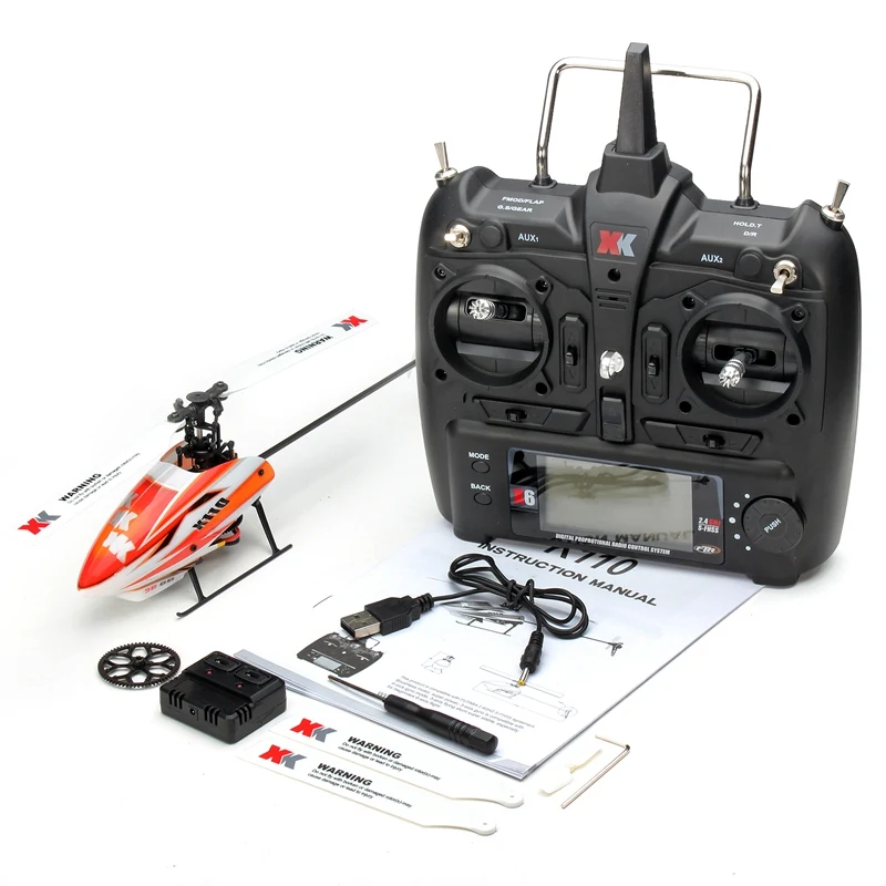 XK K110 Blast 6CH бесщеточный 3D6G система RC вертолет RTF для детей Веселые детские игрушки