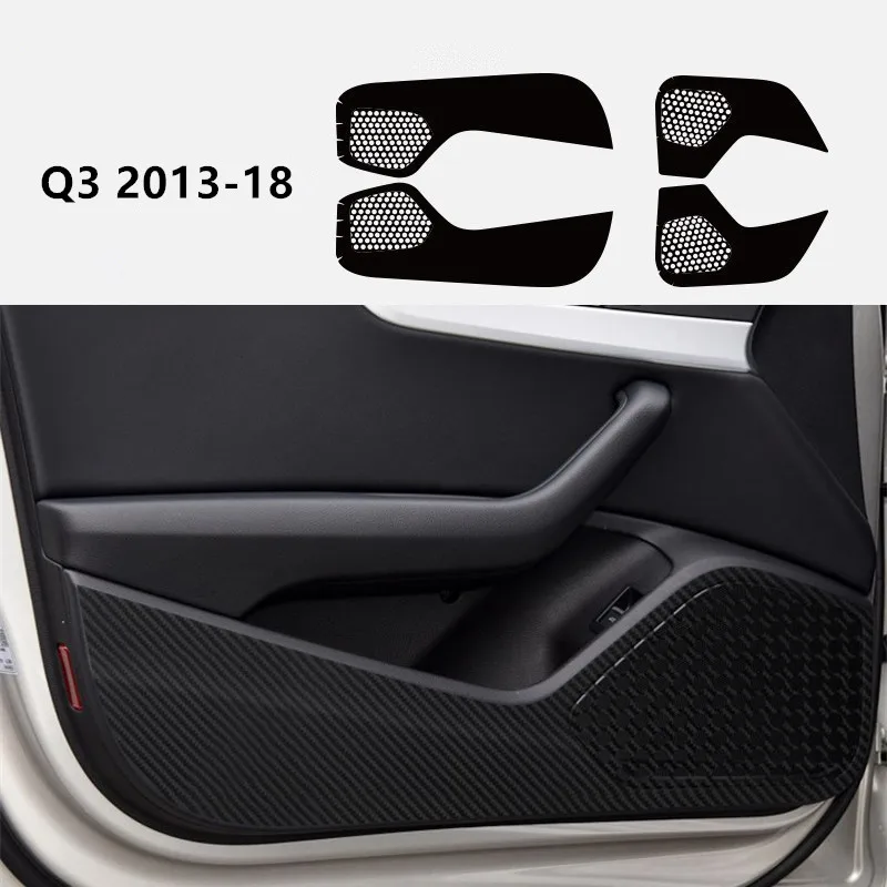 Автомобильная Противоударная панель для Audi A3 Q3 Q5 Q7 наклейки из углеродного