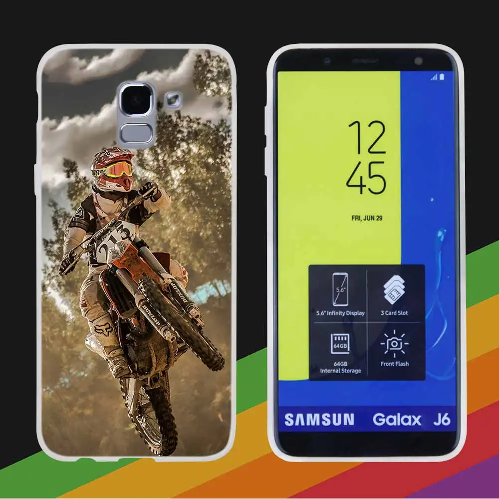 34245 Мягкий силиконовый чехол для телефона чехол для moto крест moto для Coque samsung Galaxy J6 J4 J8 J7 плюс J3 J5 J7 премьер-профессионал Casse - Цвет: 34245