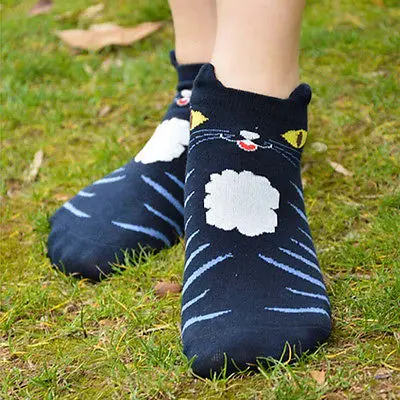 Модные женские Спортивные Повседневные носки Thefound до щиколотки в полоску с милым