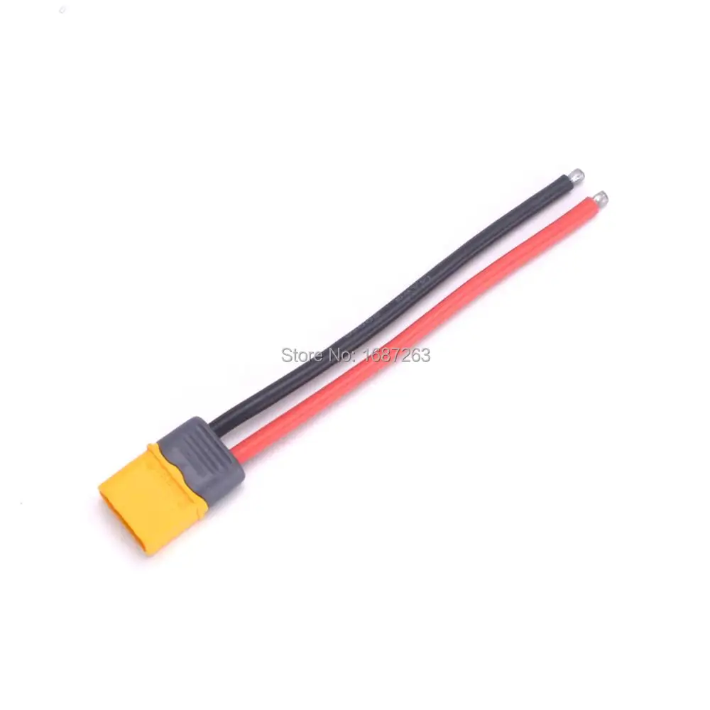 Разъем Amass XT60H XT60 + с кабелем питания 14AWG 10 см|xt60 plug|amass xt60xt60 connector |