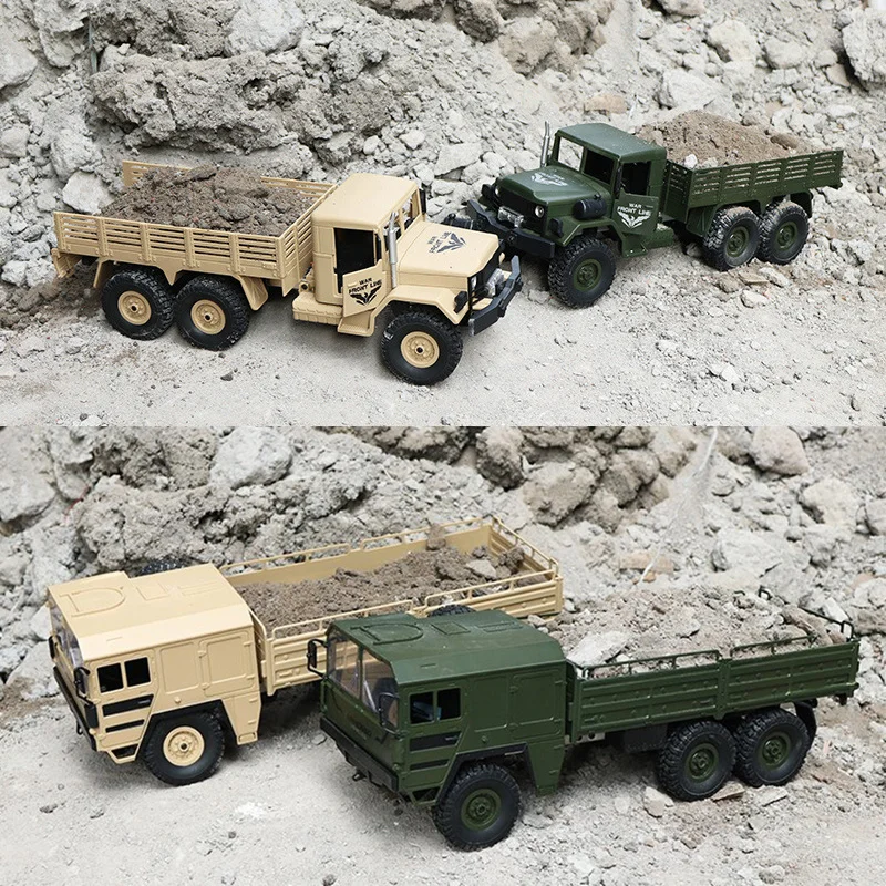1:16 Радиоуправляемый грузовик 2,4 ГГц, Радиоуправляемый внедорожник, военный грузовик, автомобили, моделирование, тело автомобиля, сборка, детская машина, игрушки в подарок