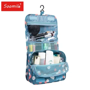 Водонепроницаемый подвесной дорожный Органайзер, нейлоновая косметичка на молнии, Несессер для туалетных принадлежностей унисекс