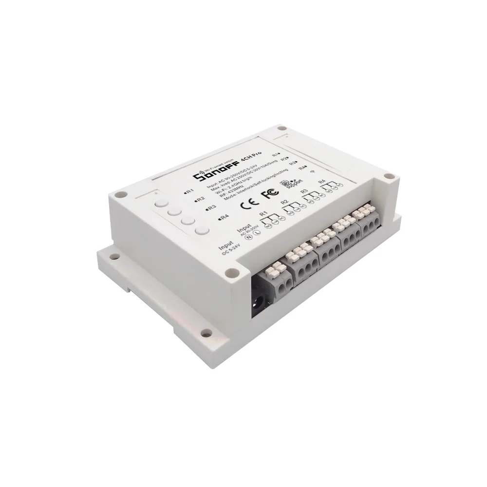 Sonoff 4CH Pro/4CH Pro R2 433 МГц 4 канала банды RF беспроводной пульт дистанционного