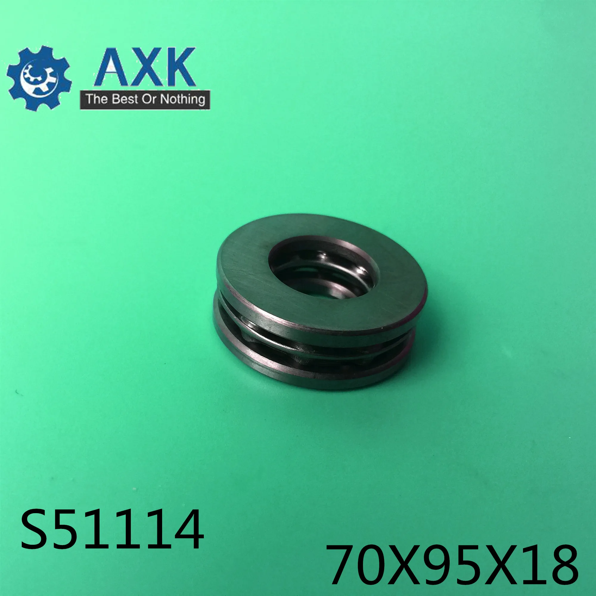 S51114 подшипник 70*95*18 мм (1 шт.) ABEC 1 Нержавеющая сталь тяги S 51114 упорные шариковые