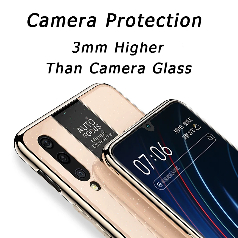 for Vivo IQOO X21 UD X21i X23 Y81S Y83 Y85 V9 Y91 Y95 Y93 Y97 F9 Z3i V11i NEX X20 X9 X9S Plus Case Elecplate Acrylic Cover |