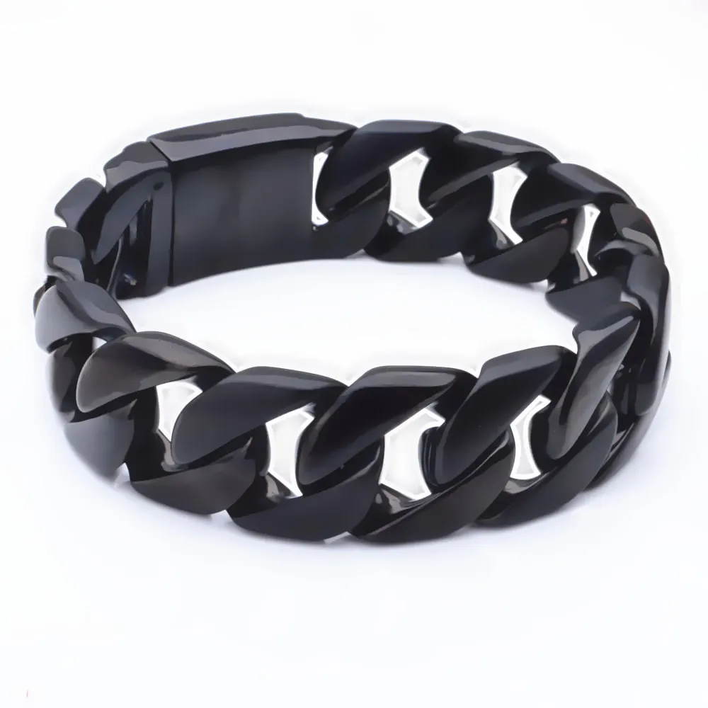 Браслет цепочка мужской из нержавеющей стали 8 66 дюйма 24 мм|jewelry gift boxes free shipping|jewelry