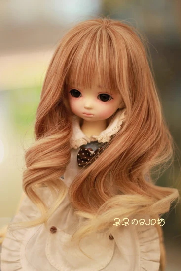 1/3 1/4 1/6 Модный стиль Bjd SD кукольный парик высокотемпературный провод длинный прекрасный красивый волнистый парик для волос Bjd