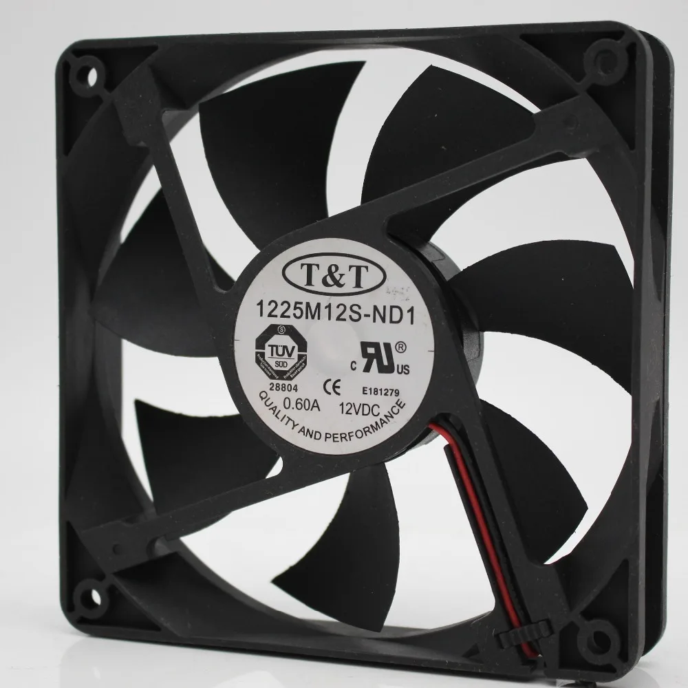 T &amp 1225M12S-ND1 DC 12V 0.6A 120x120x25 мм 2-провод Сервер площади вентилятора | Компьютеры и офис