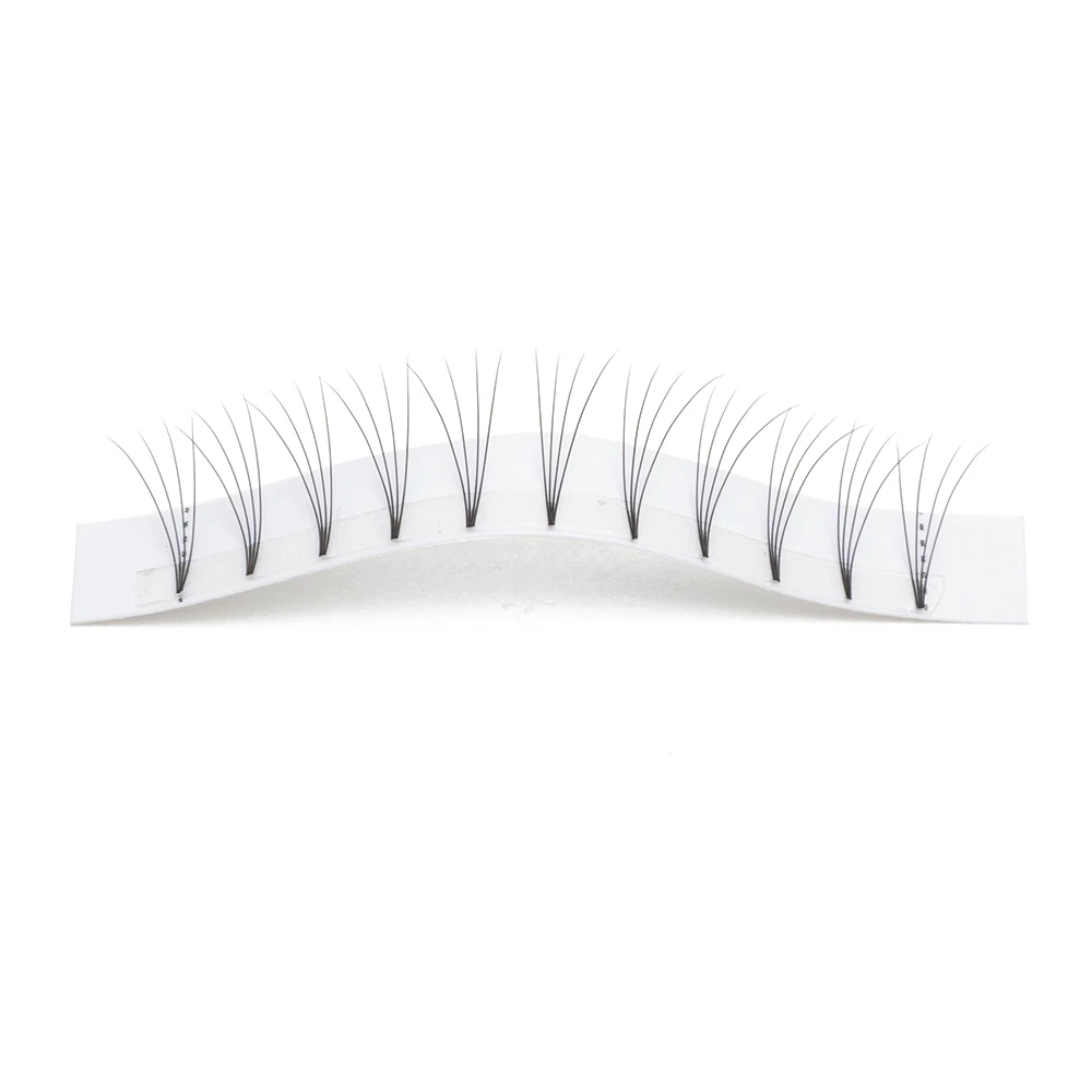 

Hot Selling Factory Hand Made Seashine Short stem Heat Bonded Premade Volume Lashes Fans Eyelashes Extension For Free Shipping