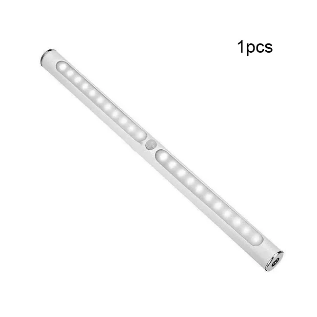 1pcs 30 см 22 светодиодная подсветка под шкаф SMD 2835 USB светодиодный движения PIR Сенсор сенсорный экран для шкаф туалет лампы ночной Светильник s - Цвет: 1pcs
