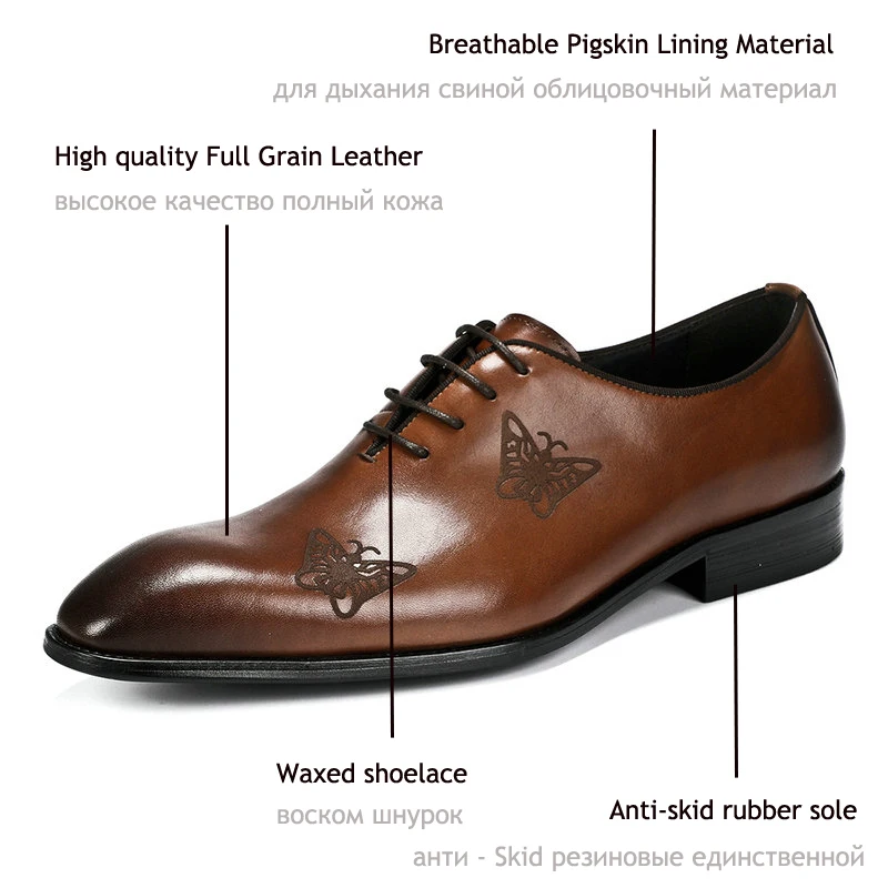 Men's Leather Casual Shoes Business Mens Genuine Moccasins Men Oxfords Shoe Office Big Size 45 | Обувь