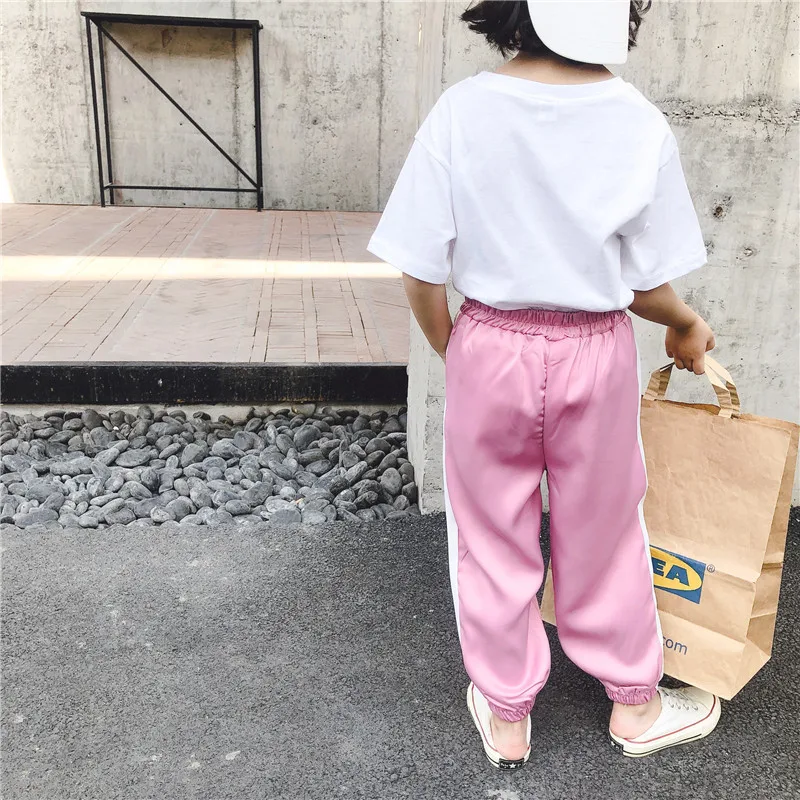 2019 г. Новое поступление летних комплектов одежды футболка с короткими рукавами