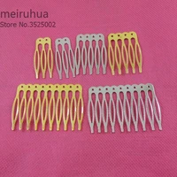 10 pieceslot hair combs jewelry making findings baby clothes role playing cosplay diy for headwear accessories
