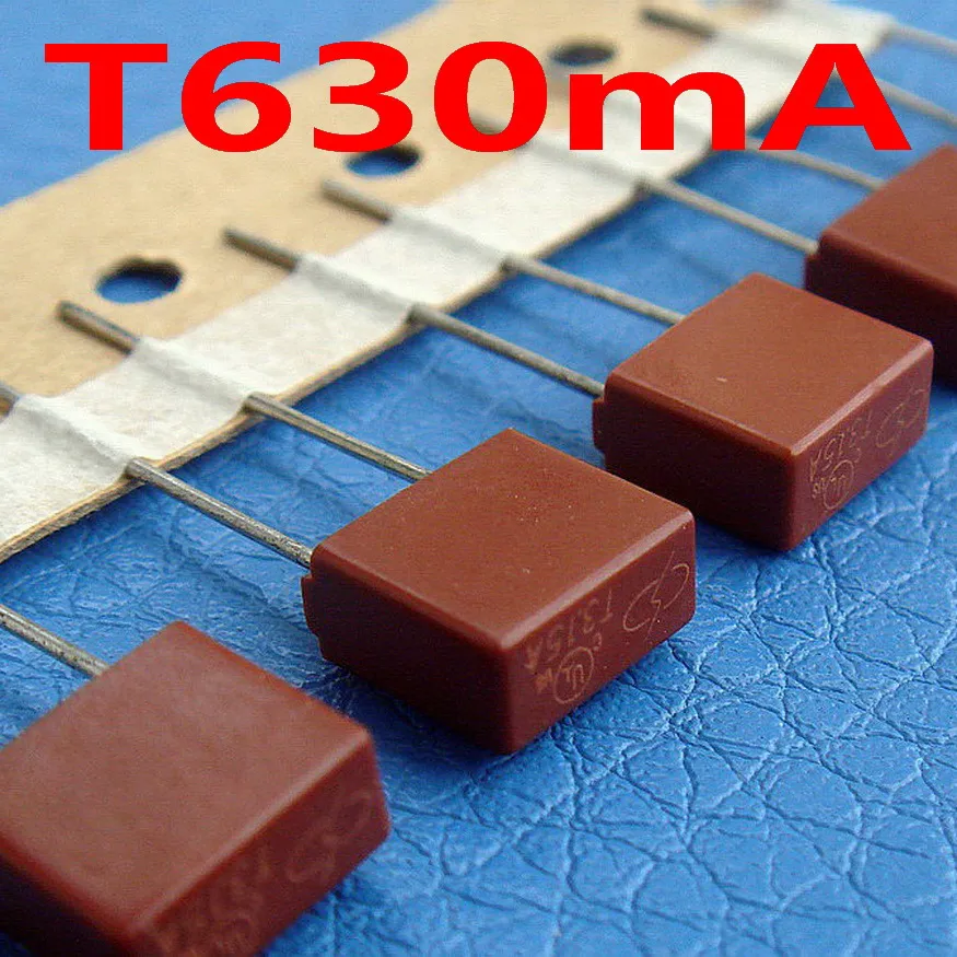 (5000 шт./лот) T630mA 250V TE5 медленный выдувной миниатюрный предохранитель UL VDE RoHS 630mA 0.63A 0