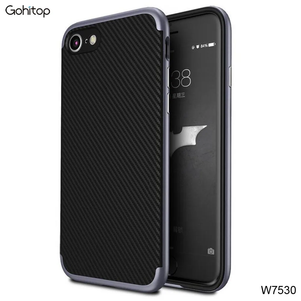 Simple Style Hybrid PC TPU Mobile Phone Case for iPhone 7 Plus |