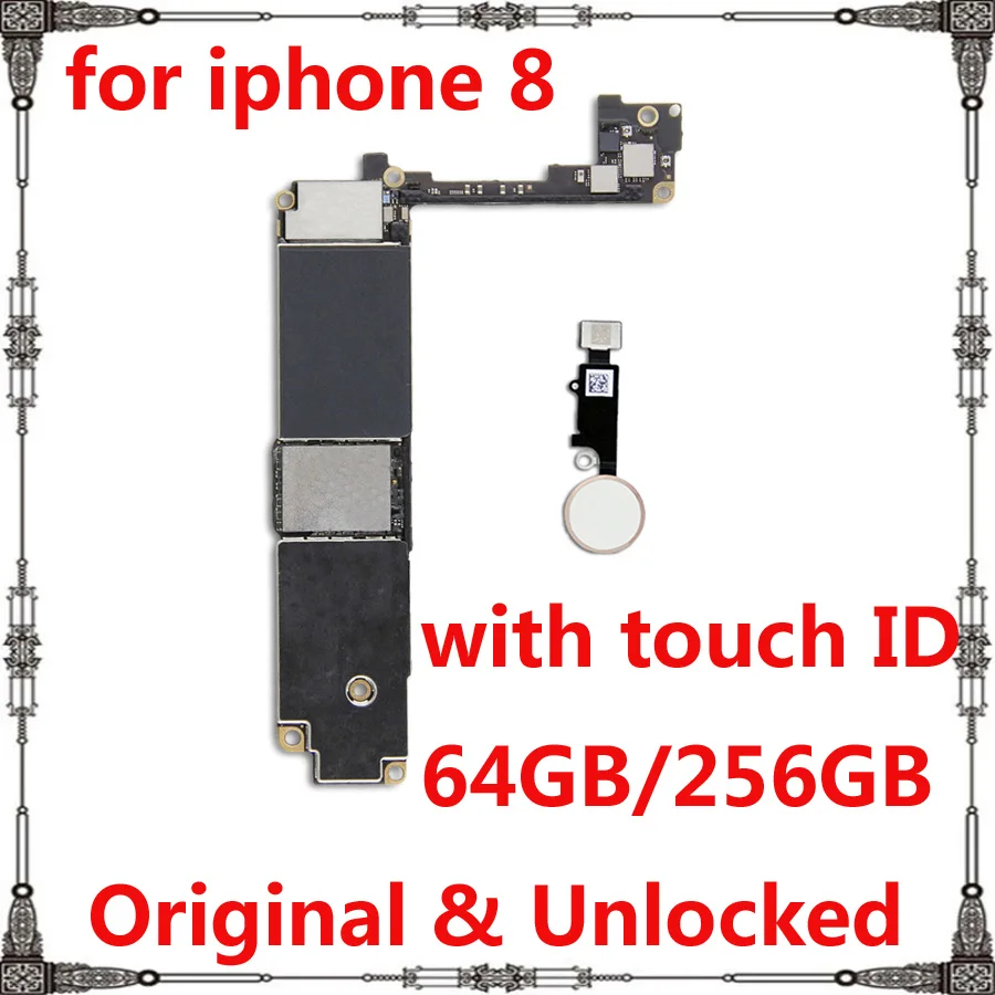 Оригинальная материнская плата для iphone 8 64 ГБ 256 высокое качество