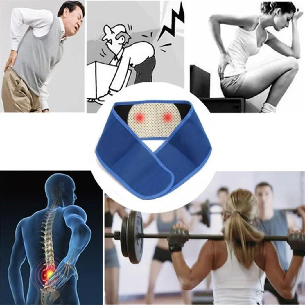 Тактический пояс регулируемый самонагревающийся магнитный терапевтический