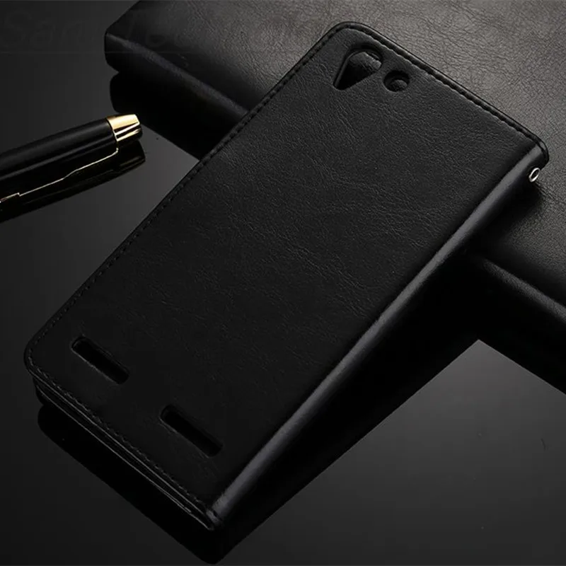 Чехол для Lenovo vibe k 5 кожаный флип-кейс Crazy horse lenovo k5 plus Роскошный чехол из