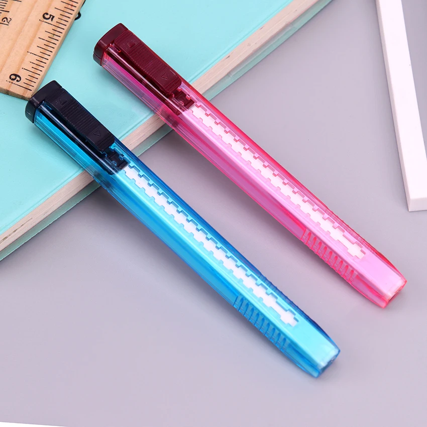 1 Набор/3 шт. ластики масштабируемый Универсальный ластик в форме ножа два стержня