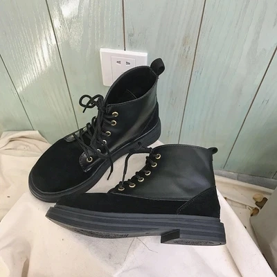 2018 новые осенние и зимние ботинки мартенс женский Британский ветер студентов