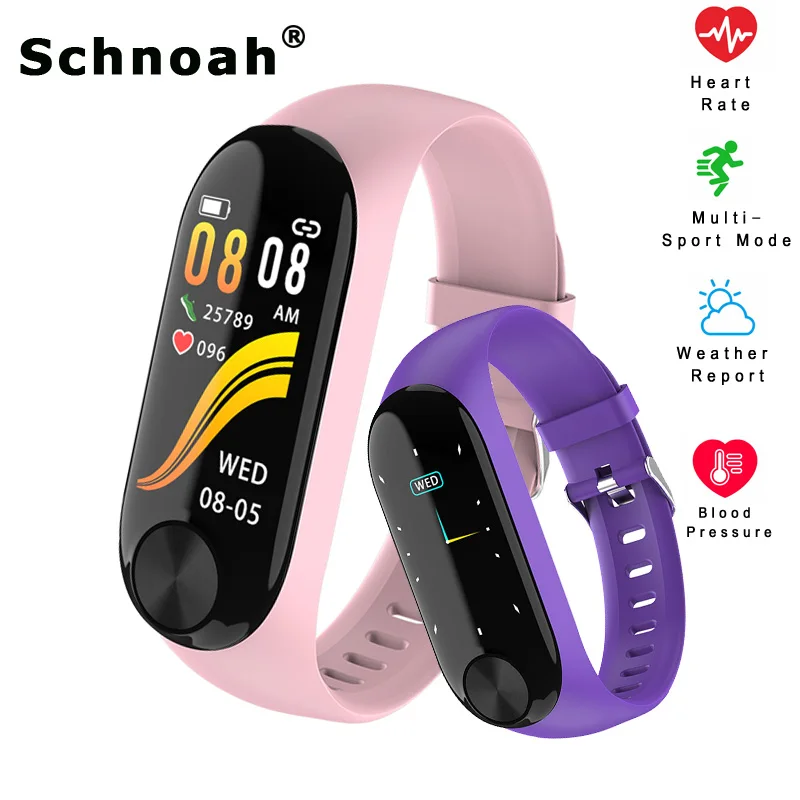 Смарт часы Schnoah для женщин и мужчин спортивные женские Inteligente Hombre шагомер