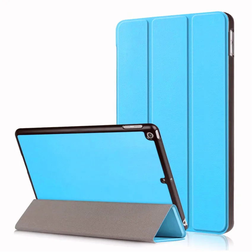 Sky Blue Умный чехол для нового Apple iPad 1893 1954 защитный чехол из искусственной кожи чехол-подставка чехол для iPad 9,7 планшета fundas чехол s - Цвет: Sky Blue