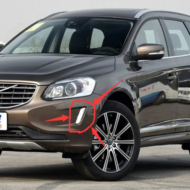 Для Volvo XC60 2014 2017 автомобильные передние противотуманные фары ходовые огни s